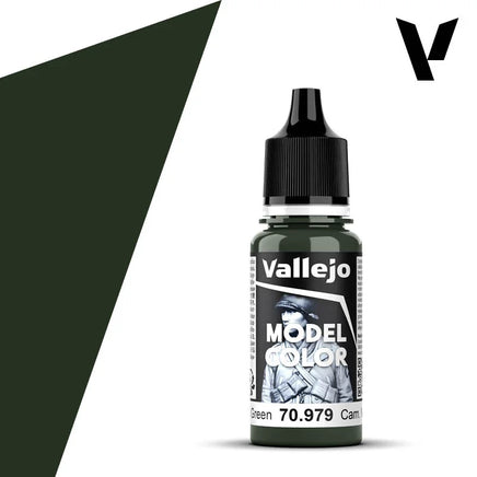Vallejo 18ml Camouflage Dark Green - 70979 - MPM Hobbies