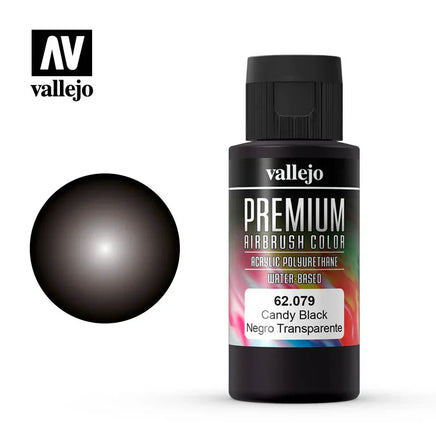 Vallejo 60ml Candy Black - 62079 - MPM Hobbies