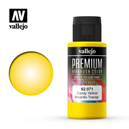 Vallejo 60ml Candy Yellow - 62071 - MPM Hobbies