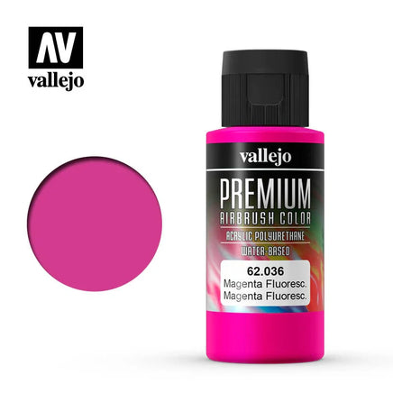 Vallejo 60ml Fluorescent Magenta - 62036 - MPM Hobbies
