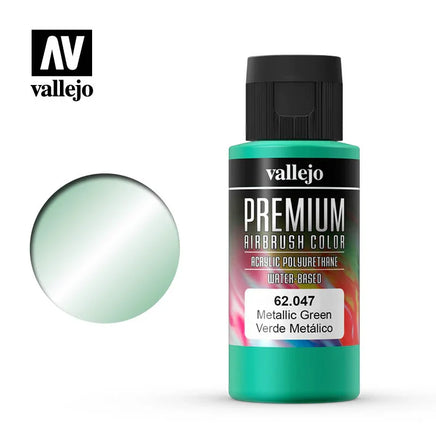Vallejo 60ml Metallic Green - 62047 - MPM Hobbies