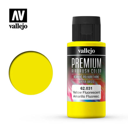 Vallejo 60ml Fluorescent Yellow - 62031 - MPM Hobbies