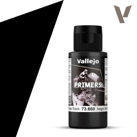 Vallejo 60ml Gloss Black - 73660 - MPM Hobbies