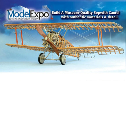 1/16 Model Shipways Sopwith Camel WWI Plane Wood & Metal Model Kit 1030 - MPM Hobbies