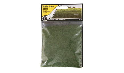 Woodland 4mm Static Grass Dark Green 617 - MPM Hobbies