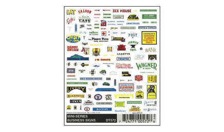 Woodland Mini-Series Business Signs 572 - MPM Hobbies