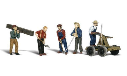 HO Scale Woodland Rail Workers 1898 - MPM Hobbies
