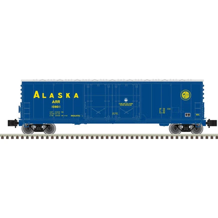 Z Atlas Master 53' Evans Double Plug Door Box Car Alaska #10801 - MPM Hobbies