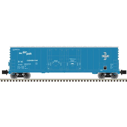 Z Atlas Master 53' Evans Double Plug Door Box Car Boston & Maine #134 - MPM Hobbies