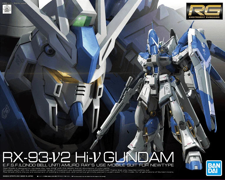 1/144 Bandai RG #36 Hi-v (Hi-Nu) Gundam 2555540| MPM Hobbies