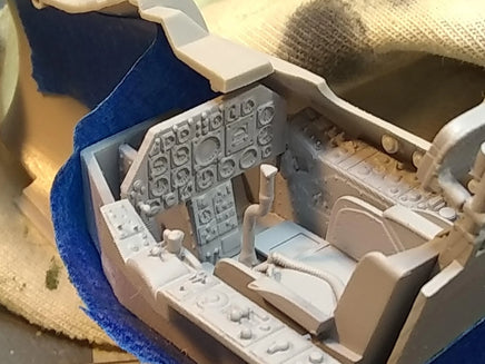 1/32 Resin Printed F-86 Sabre Cockpit Kit - MPM Hobbies