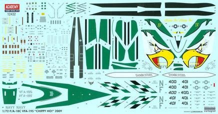 1/72 Academy USN F/A-18E "Chippy Ho" Kit 12432 - MPM Hobbies