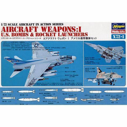 1/72 Hasegawa U.S. Aircraft Weapons I 35001 - MPM Hobbies