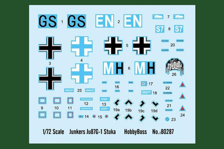 1/72 Hobby Boss Junkers Ju-87G-1 Stuka 80287 - MPM Hobbies