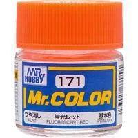 C171 Mr. Color Fluorescent Red 10ml - MPM Hobbies