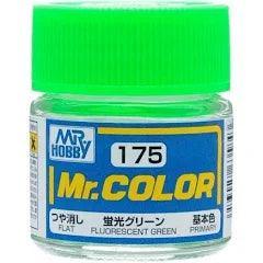 C175 Mr. Color Fluorescent Green 10ml - MPM Hobbies