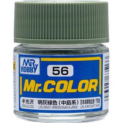 C56 Mr. Color Semi-Gloss IJN Gray Green (Nakajima) 10ml - MPM Hobbies