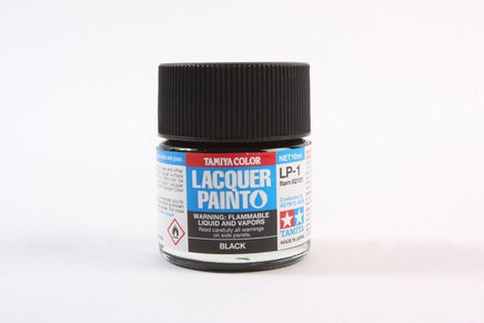 LP-1 Tamiya Lacquer Black 10ml 82101 - MPM Hobbies