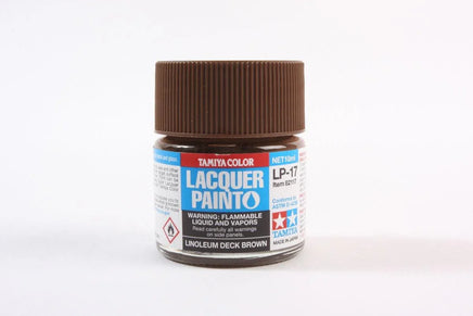 LP-17 Tamiya Lacquer Linoleum Deck Brown 10ml - 82117 - MPM Hobbies