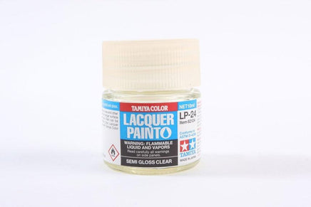 LP-24 Tamiya Lacquer Semi Gloss Clear 10ml - MPM Hobbies