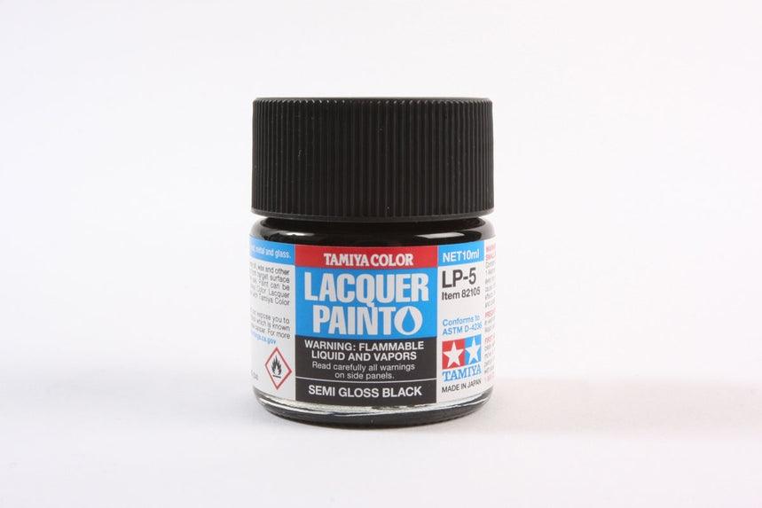 LP-5 Tamiya Lacquer Semi-Gloss Black 10ml