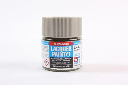 LP-63 Tamiya Lacquer Titanium Silver 10ml - MPM Hobbies