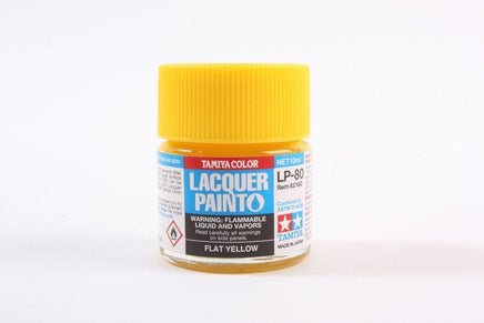 LP-80 Tamiya Lacquer Flat Yellow 10ml - MPM Hobbies