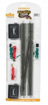 N Bachmann E-Z Track #6 Single Crossover Turnout - Right - MPM Hobbies