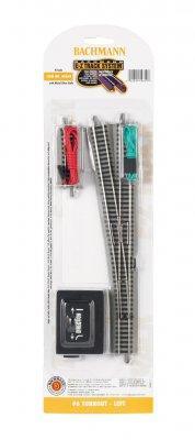 N Bachmann E-Z Track #6 Turnout – Left - MPM Hobbies