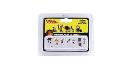 N Scale Woodland Scenics Backyard Barbeque - MPM Hobbies