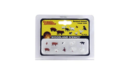 N Scale Woodland Scenics Barnyard Animals - MPM Hobbies