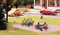 N Scale Woodland Scenics Outdoor Dining - MPM Hobbies