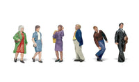 N Scale Woodland Scenics People Walking - MPM Hobbies