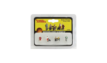 N Scale Woodland Scenics Senior Citizens - MPM Hobbies