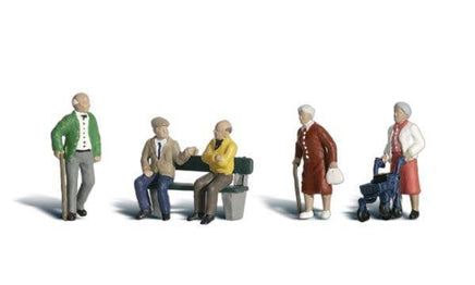 N Scale Woodland Scenics Senior Citizens - MPM Hobbies