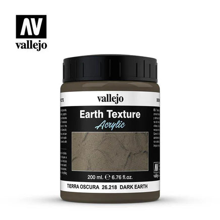 Vallejo Diorama Effects Dark Earth 200ml - MPM Hobbies