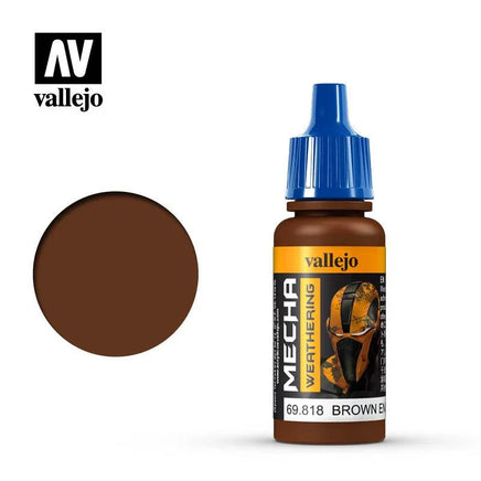 Vallejo Mecha Color Brown Engine Soot (Matt) 17ml - MPM Hobbies
