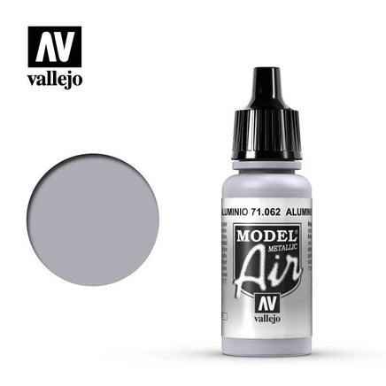 Vallejo Model Air Aluminum (Metallic) 17ml 71.062 - MPM Hobbies