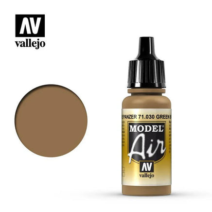 Vallejo Model Air Brown Green 17ml 71.030 - MPM Hobbies