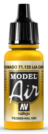 Vallejo Model Air FS33655-RAL1003 IJA Chrome Yellow 17ml 71.135 - MPM Hobbies