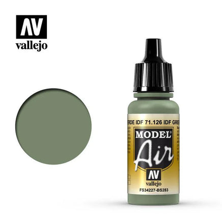 Vallejo Model Air FS34227-BS283 IDF/IAF Green 17ml 71.126 - MPM Hobbies