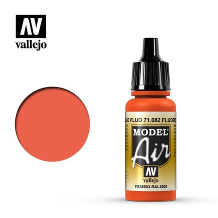 Vallejo Model Air FS38903-RAL2005 Fluorescent Red 17ml 71.082 - MPM Hobbies