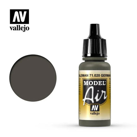 Vallejo Model Air German Green 17ml 71.020 - MPM Hobbies