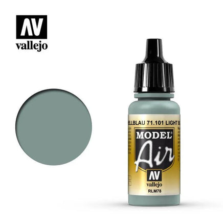 Vallejo Model Air Light Blue RLM78 17ml 71.101 - MPM Hobbies