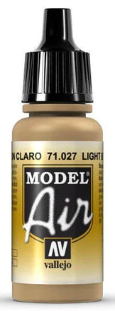 Vallejo Model Air Light Brown 17ml 71.027 - MPM Hobbies