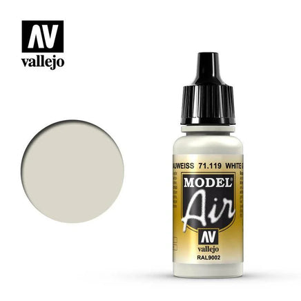 Vallejo Model Air RAL9002 White Grey 17ml 71.119 - MPM Hobbies