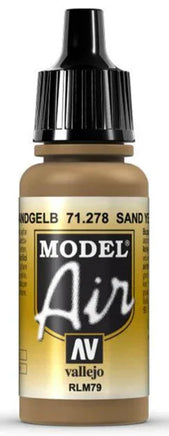 Vallejo Model Air RLM79 Sand Yellow 17ml 71.278 - MPM Hobbies