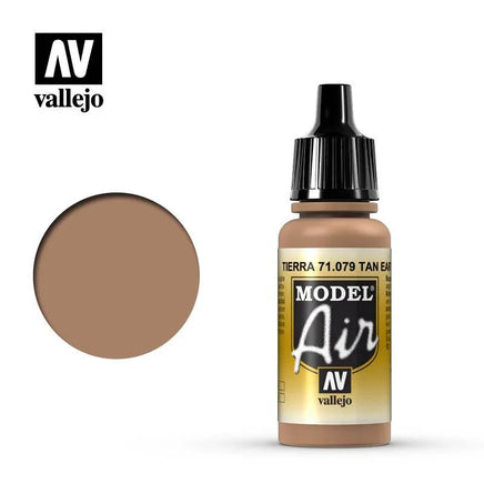 Vallejo Model Air Tan Earth 17ml 71.079 - MPM Hobbies