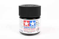 X-1 Tamiya Acrylic Black 23ml 81001 - MPM Hobbies