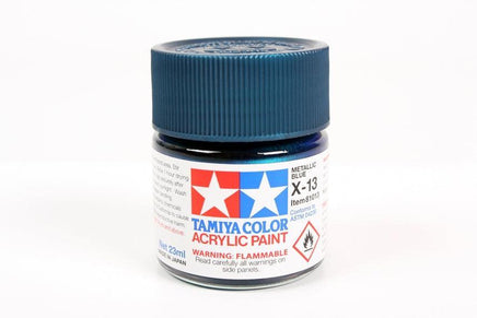 X-13 Tamiya Acrylic Metallic Blue 23ml - MPM Hobbies